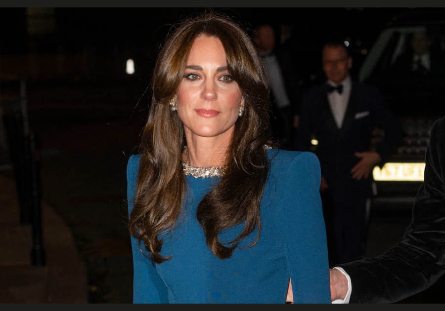 Kate Middleton, impeccable avec son brushing wavy