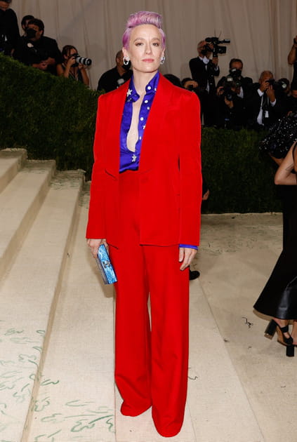 Megan Rapinoe en Sergio Hudson