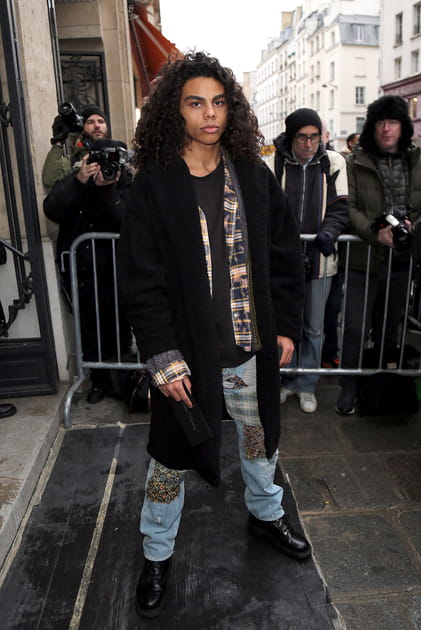 Zakary Kunakey au d&eacute;fil&eacute; Jean Paul Gaultier