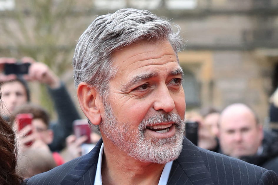George Clooney avec une barbe
