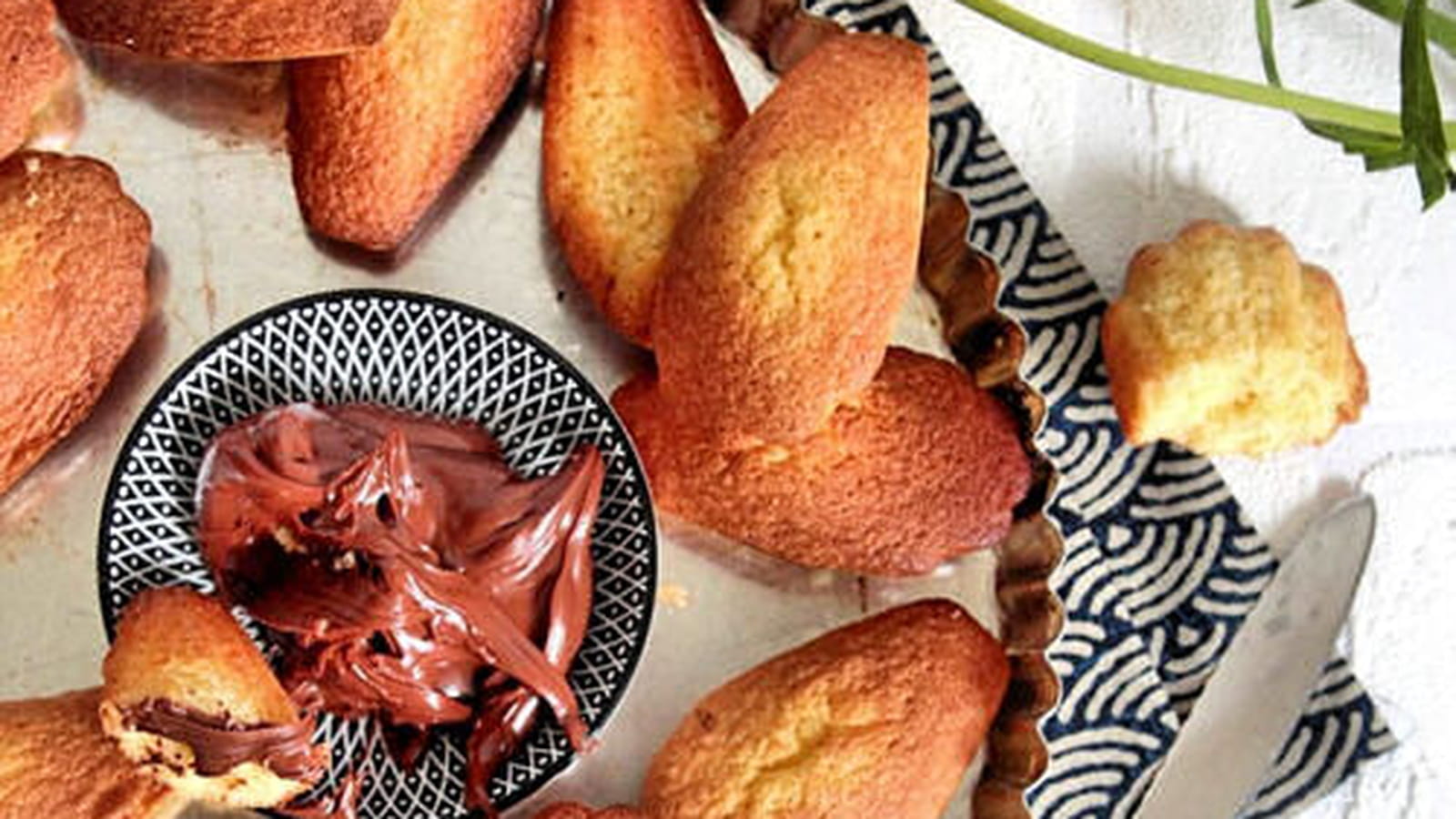 Madeleines moelleuses à la vanille