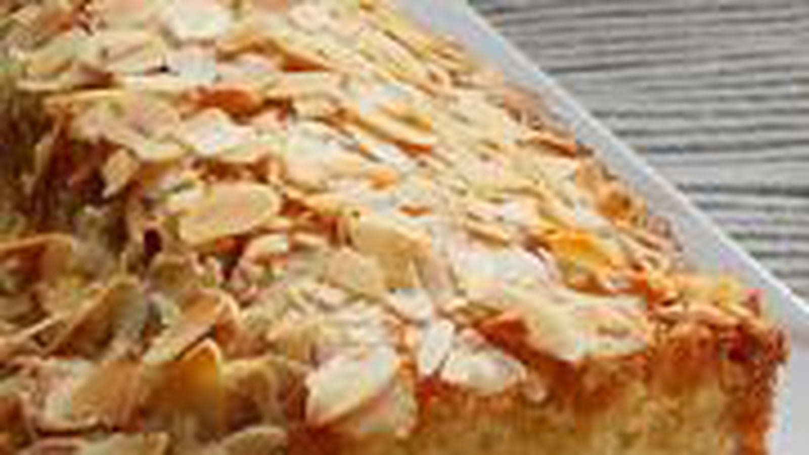 Cake pêches plates et amandes