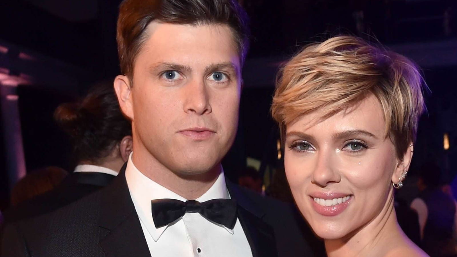 Scarlett Johansson et Colin Jost