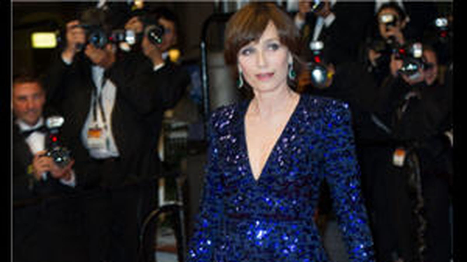 Kristin Scott Thomas en Armani Privé