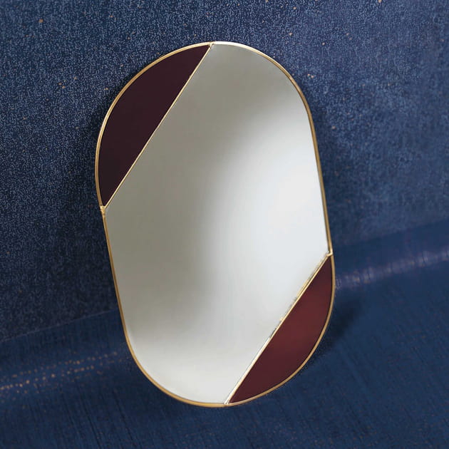 Miroir oval &amp;Klevering vendu chez Fleux