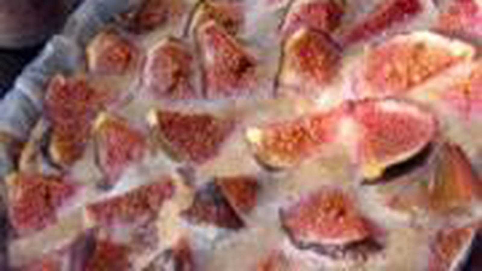 Tarte aux figues et noix