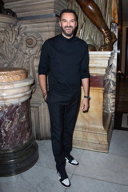 Cyril&nbsp;Lignac au d&eacute;fil&eacute; Balmain