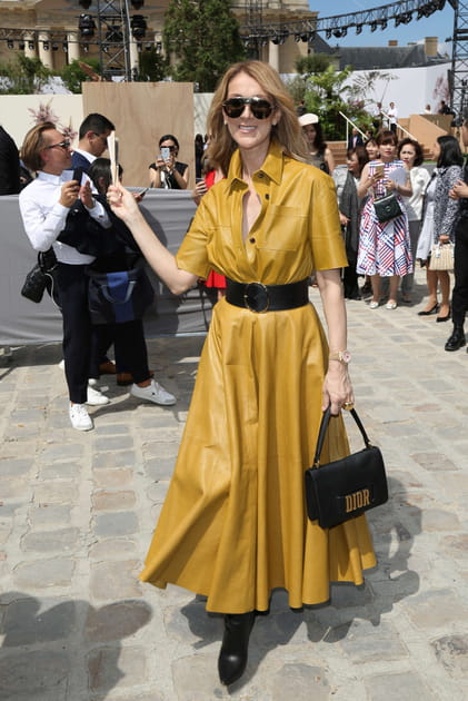 Celine Dion au d&eacute;file Dior Haute Couture 2017