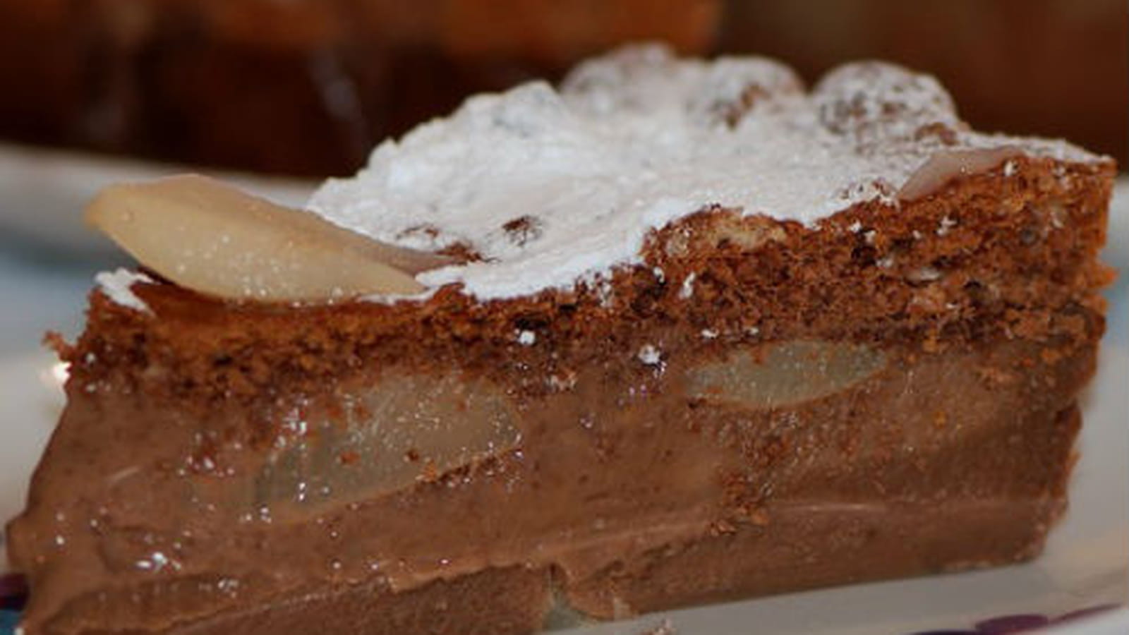 Gâteau magique poires et chocolats