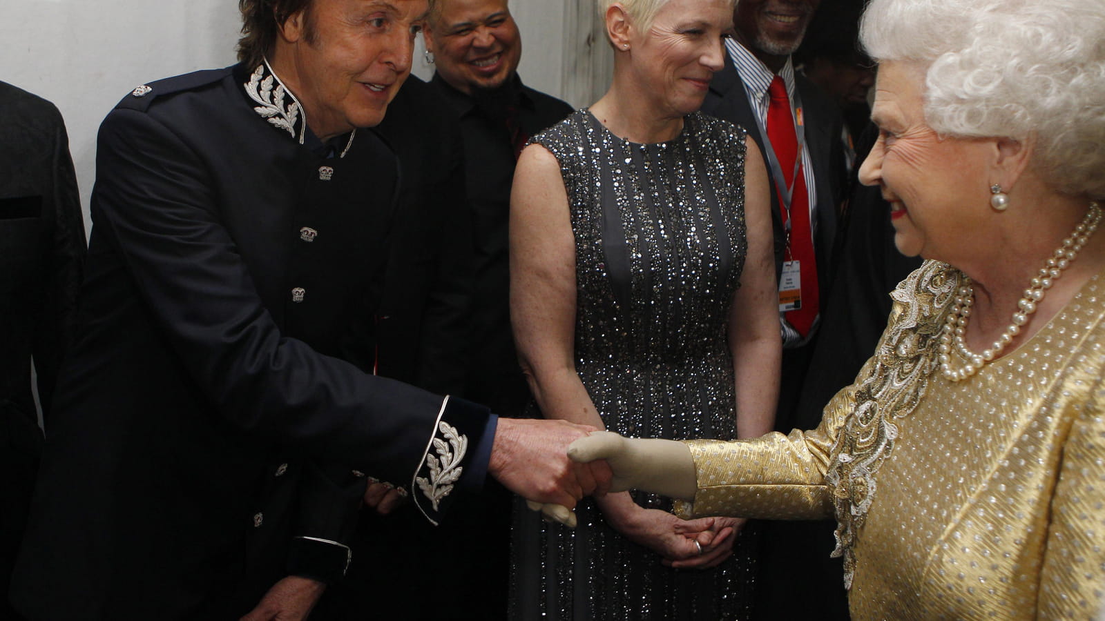 Avec Sir Paul McCartney, en 2012