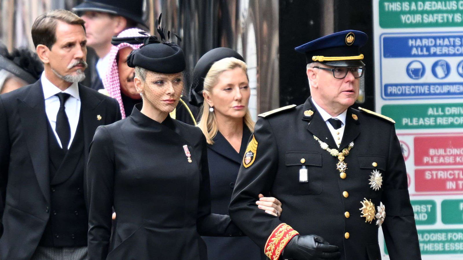 Charlene de Monaco au bras d'Albert