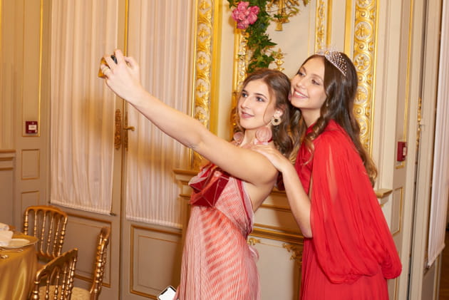 Athina Manou et S.A.R Princesse Louise d'Orl&eacute;ans