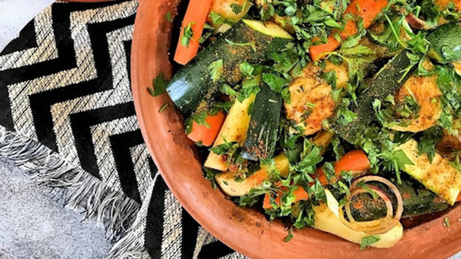 Tajine de poulet aux légumes