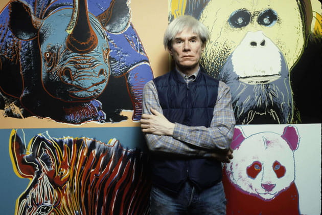 Andy Warhol photographié à New-York en 1978