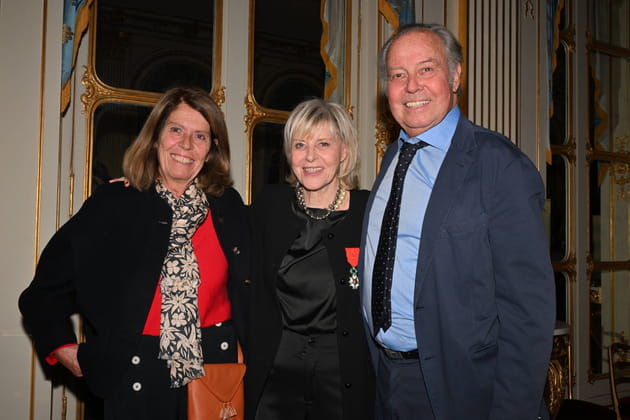 Michel Leeb et sa femme B&eacute;atrice sont venus f&eacute;liciter Chantal Ladesou