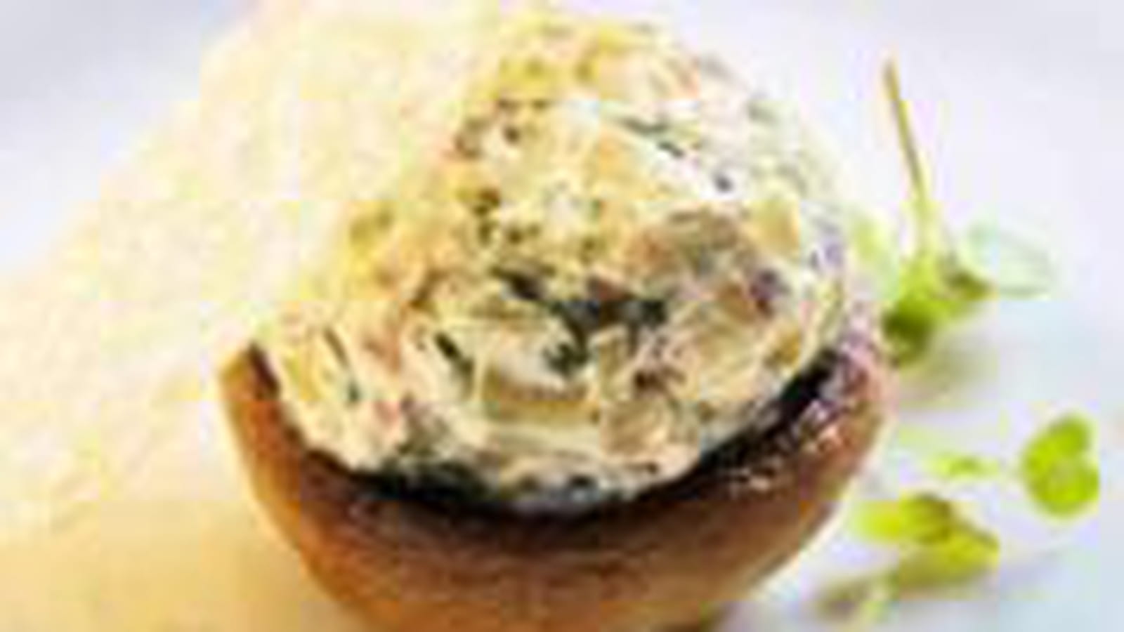 Champignons farcis blette et fromage