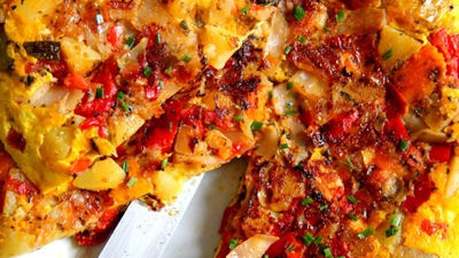 Omelette façon tortilla