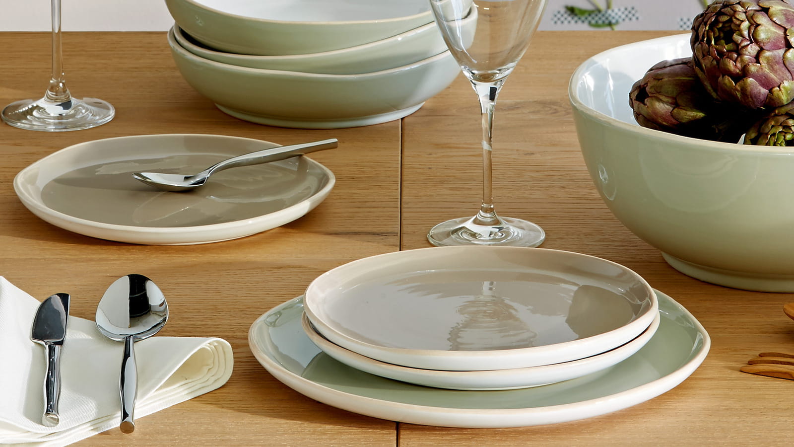 Assiettes creuses Alinéa