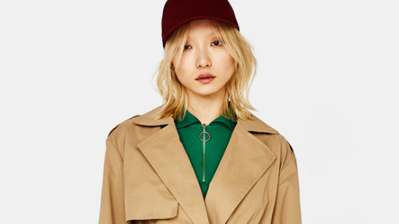 Trench Bershka