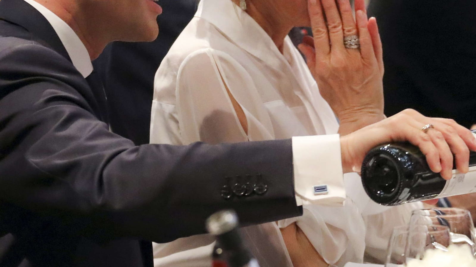 Emmanuel et Brigitte Macron
