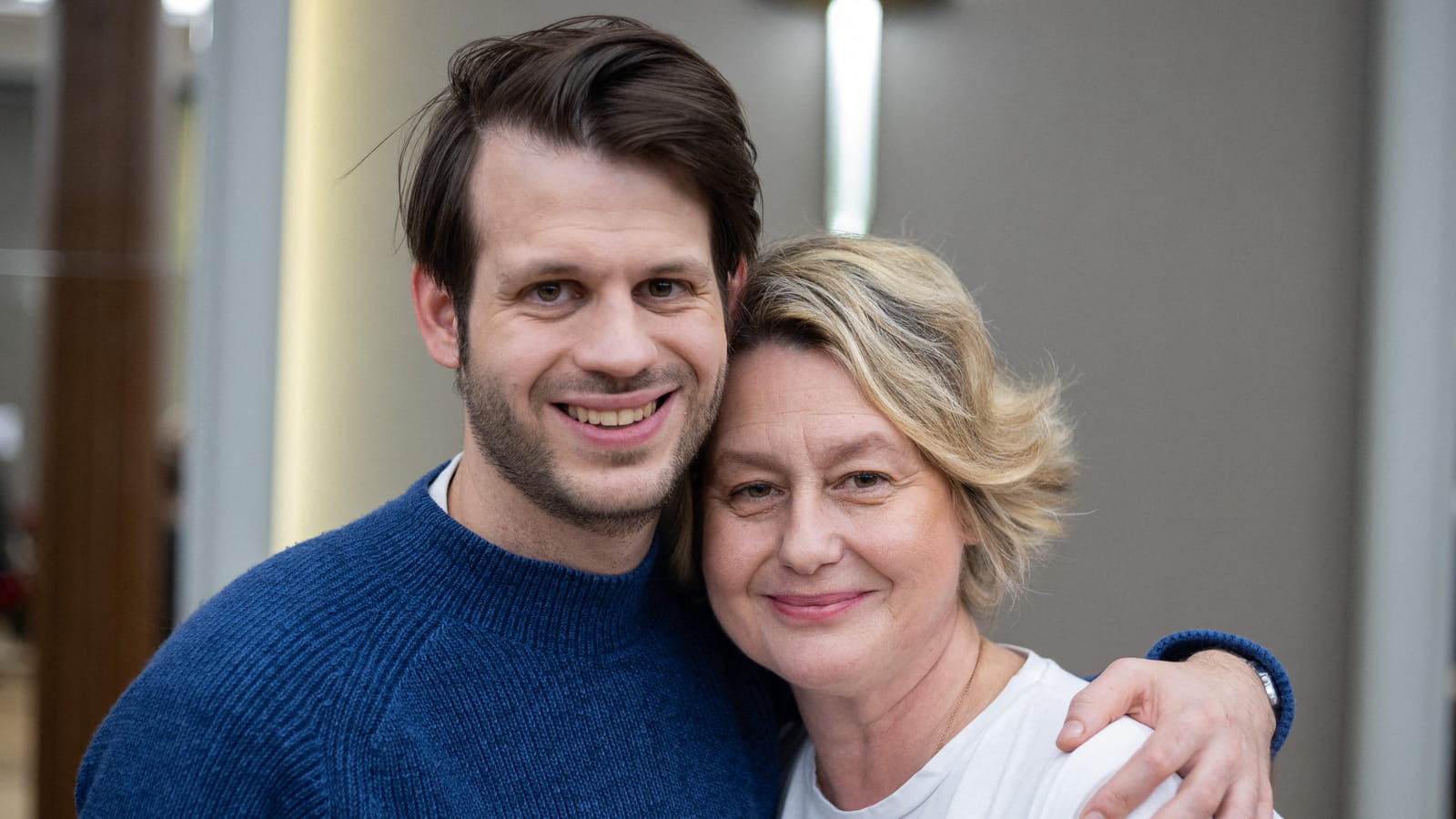 Luana Belmondo et son fils aîné Alessandro