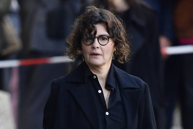 Audrey Tautou aux obs&egrave;ques de Nathalie Baye &agrave; Saint-Sulpice