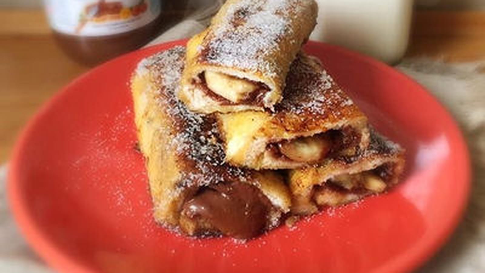 Pain perdu nutella-banane