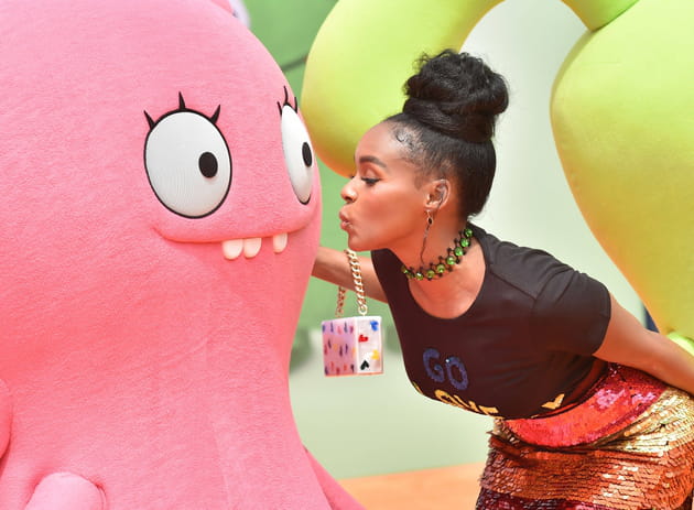 Janelle Monae fait une merveilleuse rencontre &agrave; la premi&egrave;re de UglyDolls &agrave; Los Angeles