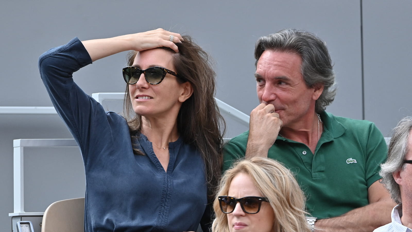 Anne-Claire Coudray et son compagnon Nicolas Vix