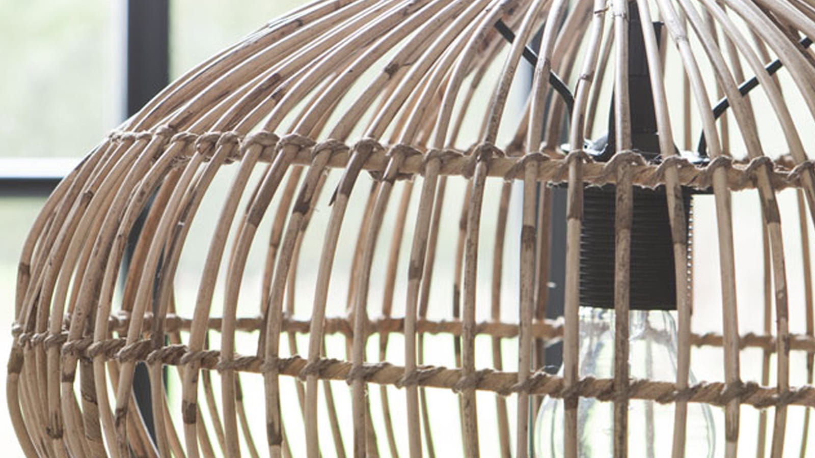 Suspension en rotin Becquet