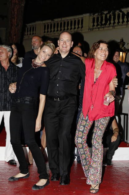 Caroline de Monaco en pantalon flare