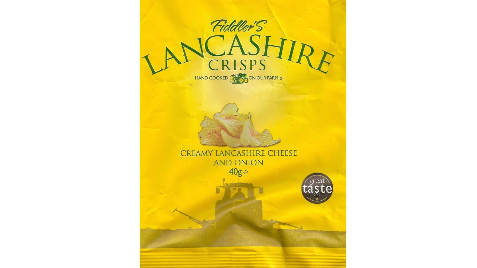 La gamme fabriquée à la ferme de Fiddler's Lancashire Crisps