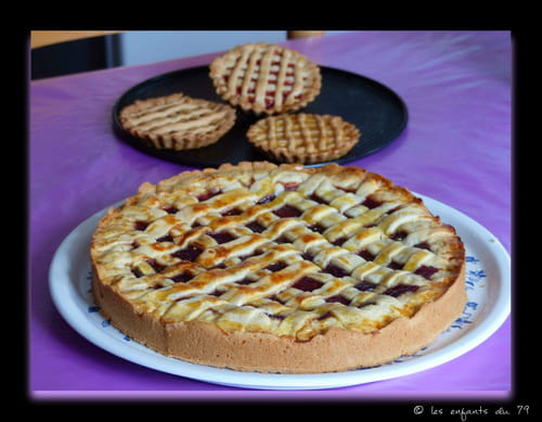 Gateau ou tarte sablée à la confiture (nutella)