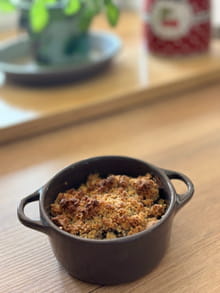 Crumble rhubarbe et pomme : Etape 2