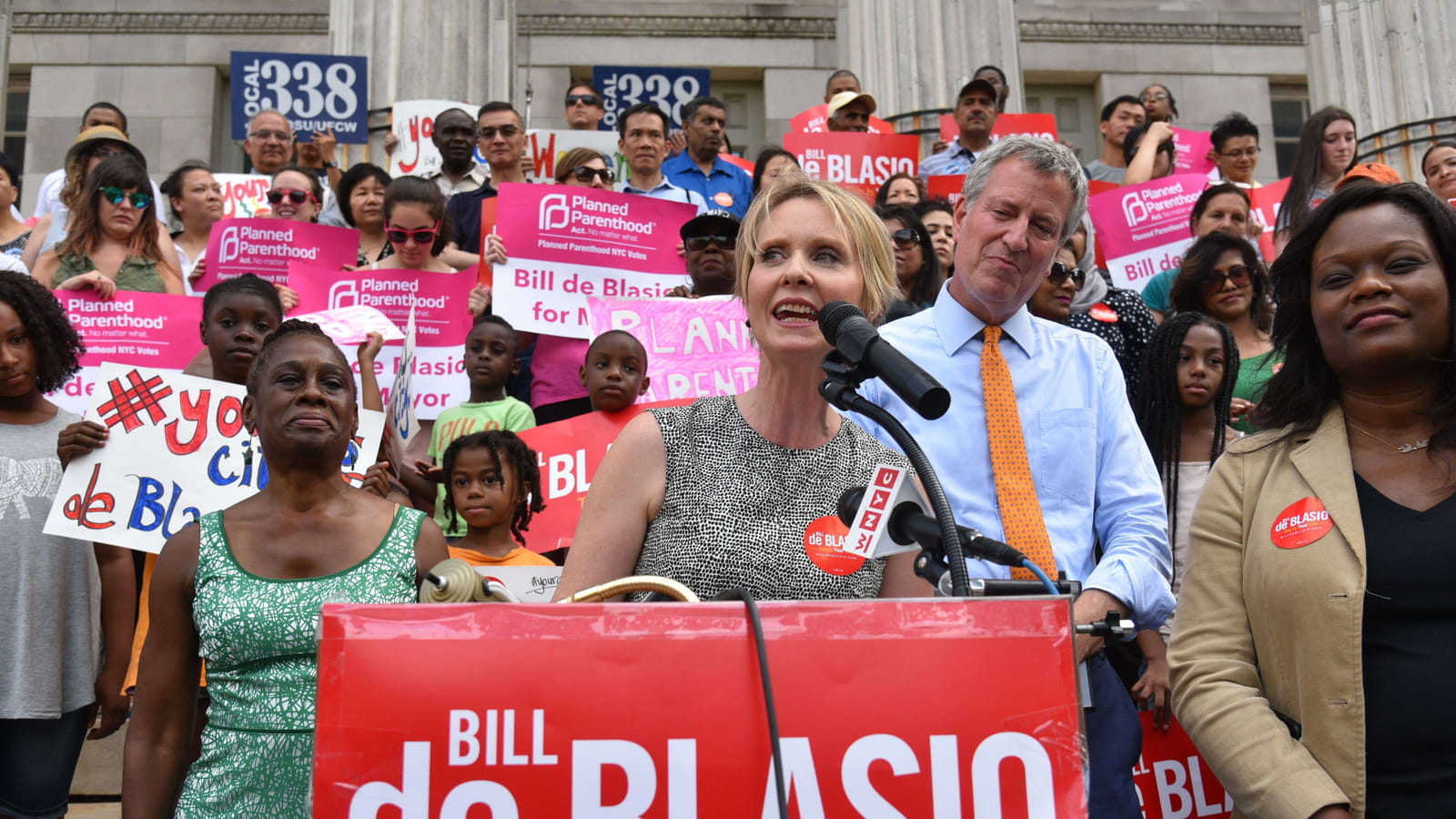 Un soutien infaillible au maire de New York, Bill de Blasio