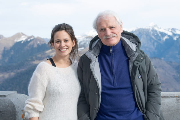 Lucie Lucas et Yann Arthus-Bertrand face &agrave; l'objectif