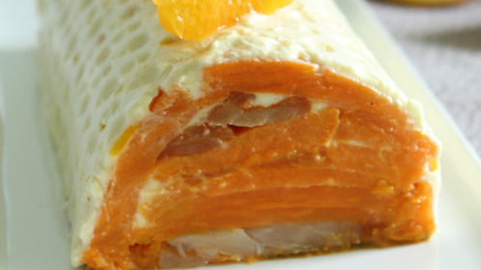 Terrine de haddock à la patate douce et aux agrumes