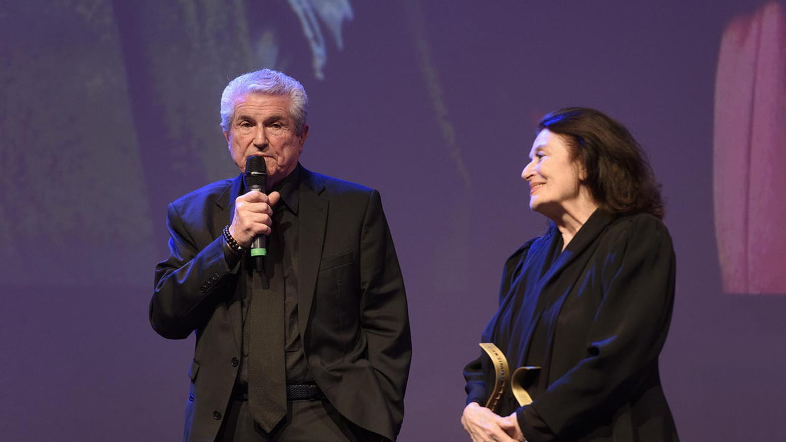 Claude Lelouch et Anouk Aimée 