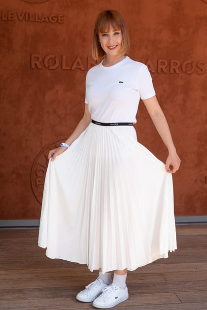 Le total look white de Suzane