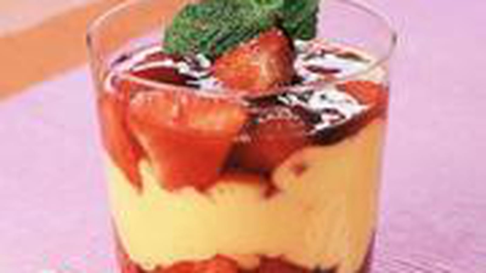 Fruits rouges crème brûlée