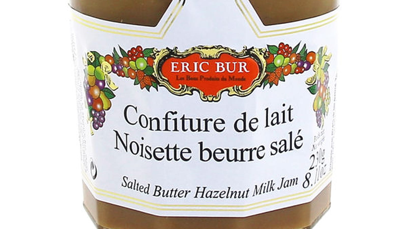 Confiture de lait, noisette et beurre salé d'Eric Bur