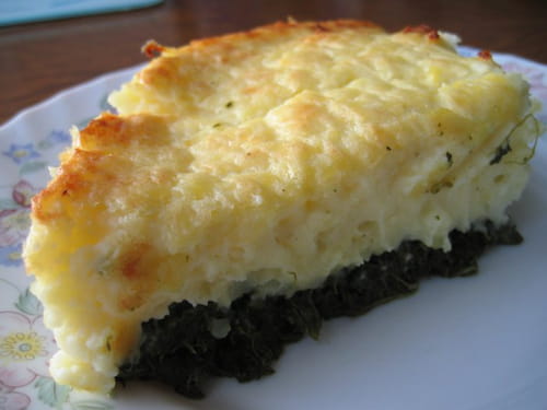 Parmentier d'épinards : la recette facile