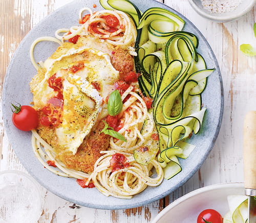 Escalopes « Parmigiana » au Chaource