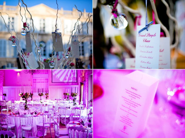 Rose fuchsia, par Mariage dans l'Air