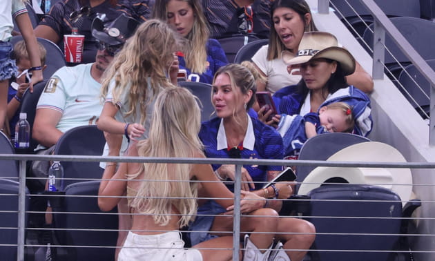 Victoria Triay, la femme de Lucas Hernandez, &eacute;mue au match France-Espagne