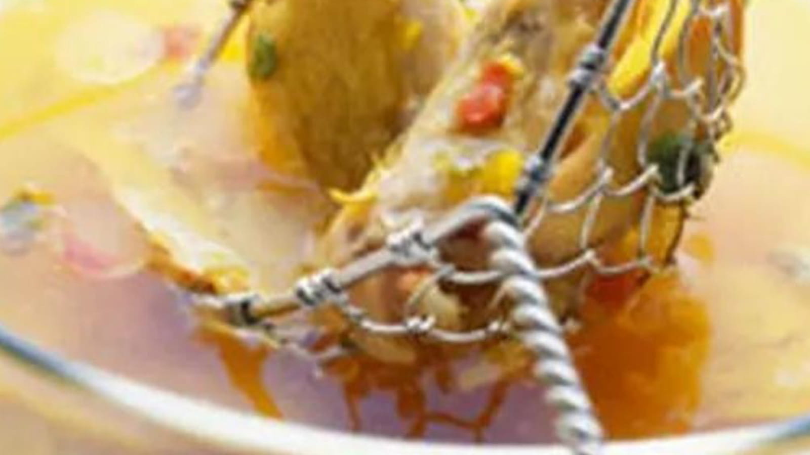 Bouillon de poulet au citron
