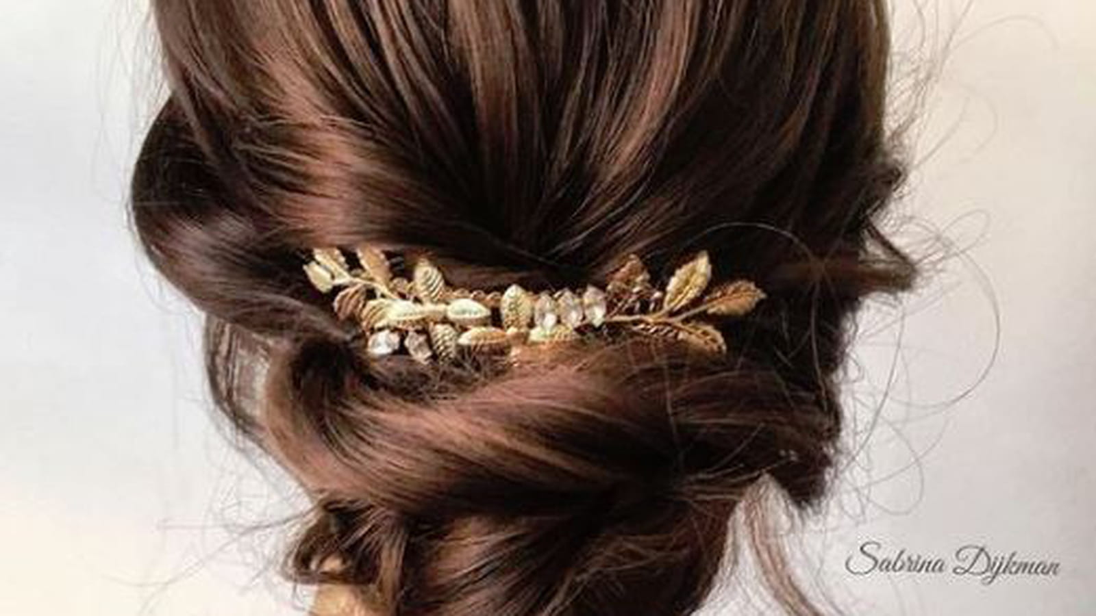 Le chignon accessoirisé