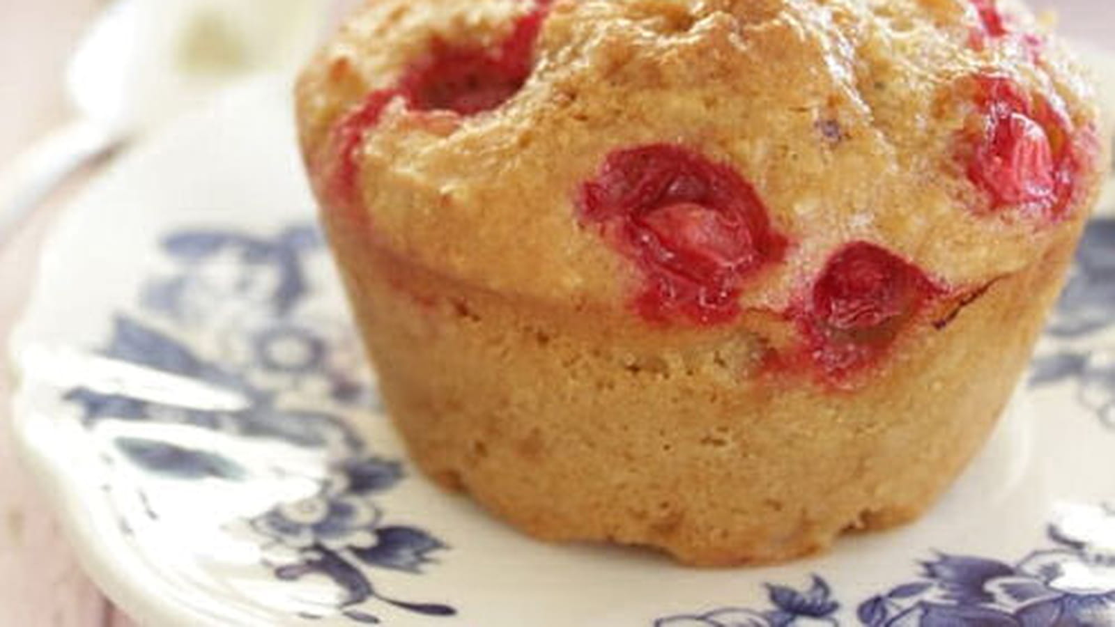 Muffin groseille et citron, sans beurre