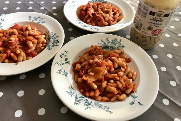 Recette de Mogette de Vendée à la tomate