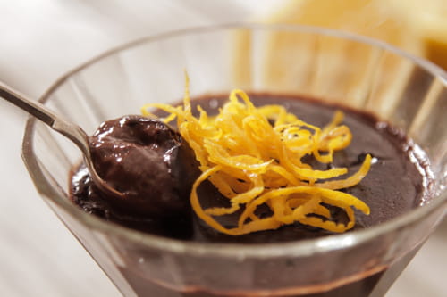 Mousse au chocolat à l'orange